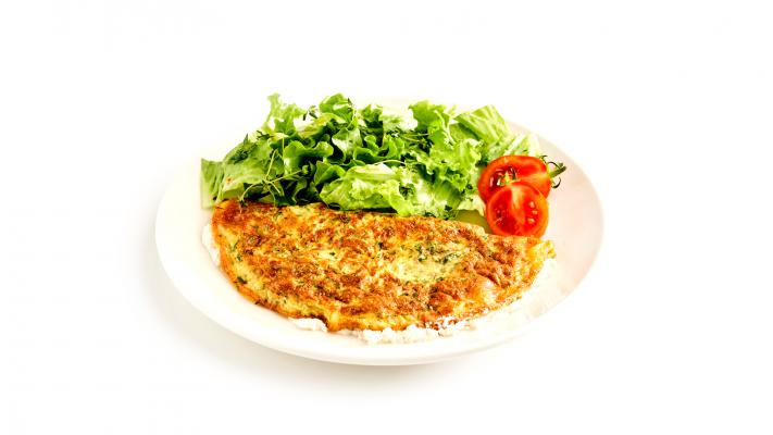 TAZE OTLU ve LORLU OMLET